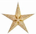 Starlightz - 5 arma stjarna, gyllt og hvít, 60 cm
