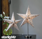 Starlightz - 7 arma stjarna, hvít, 45 cm