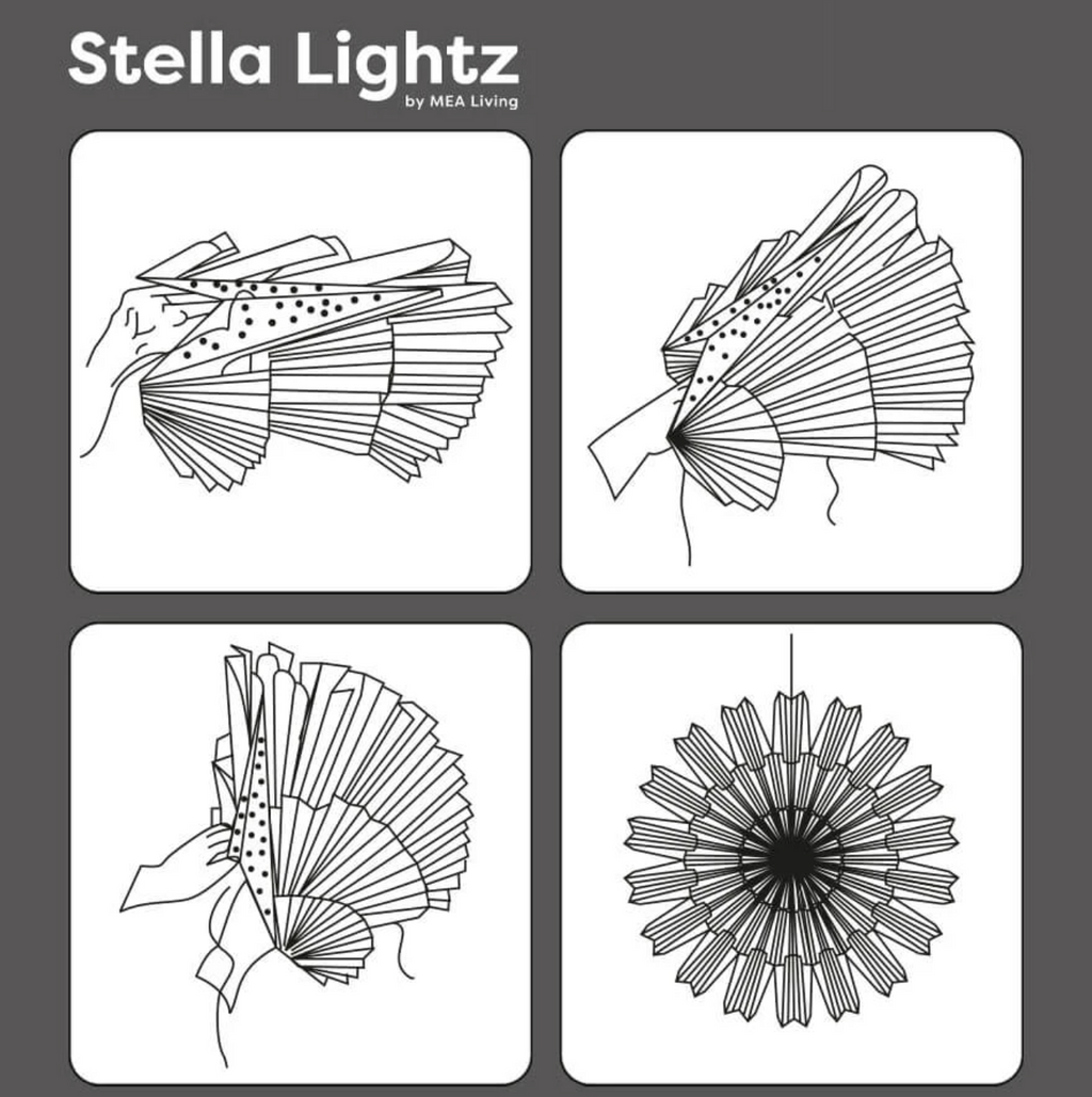 Dalía - bleik, 40cm