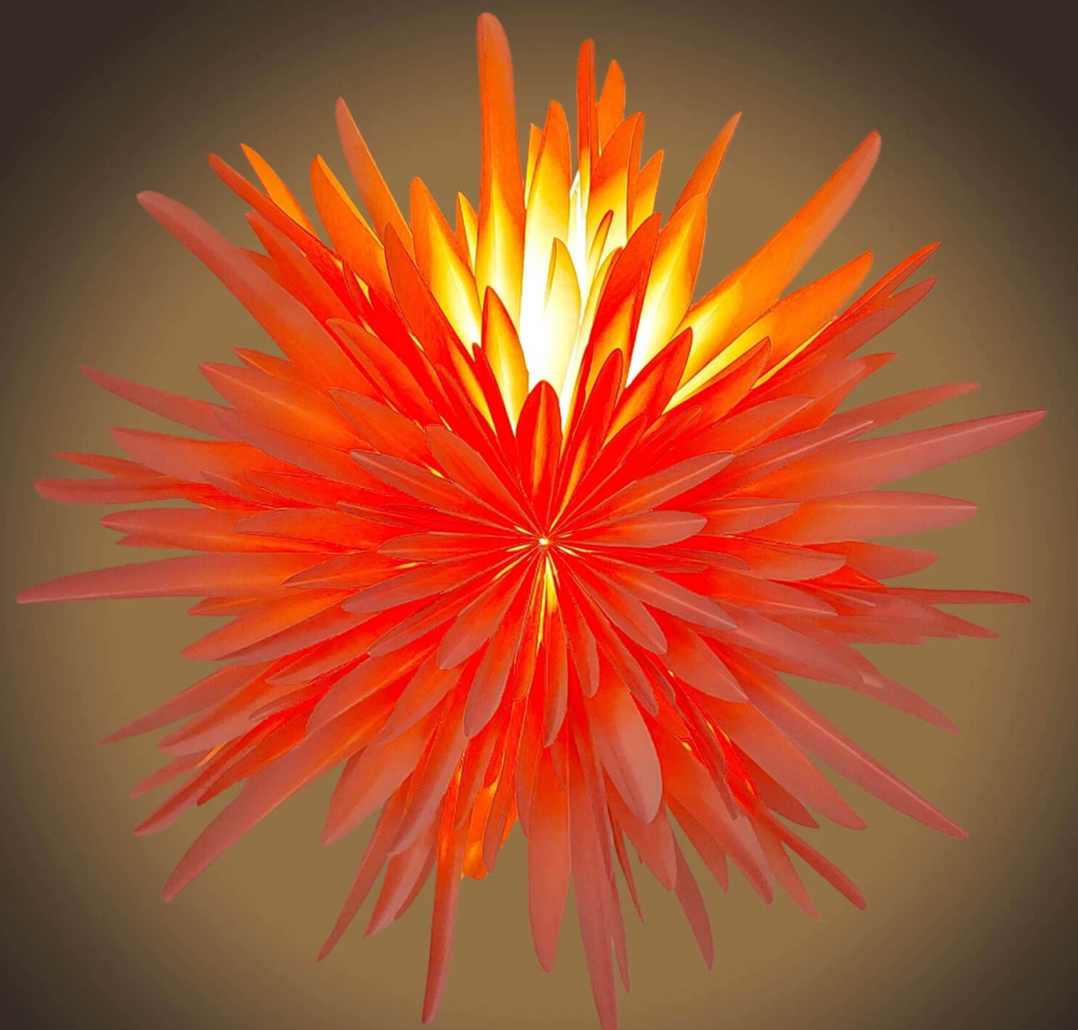 Dalía - bleik, 40cm