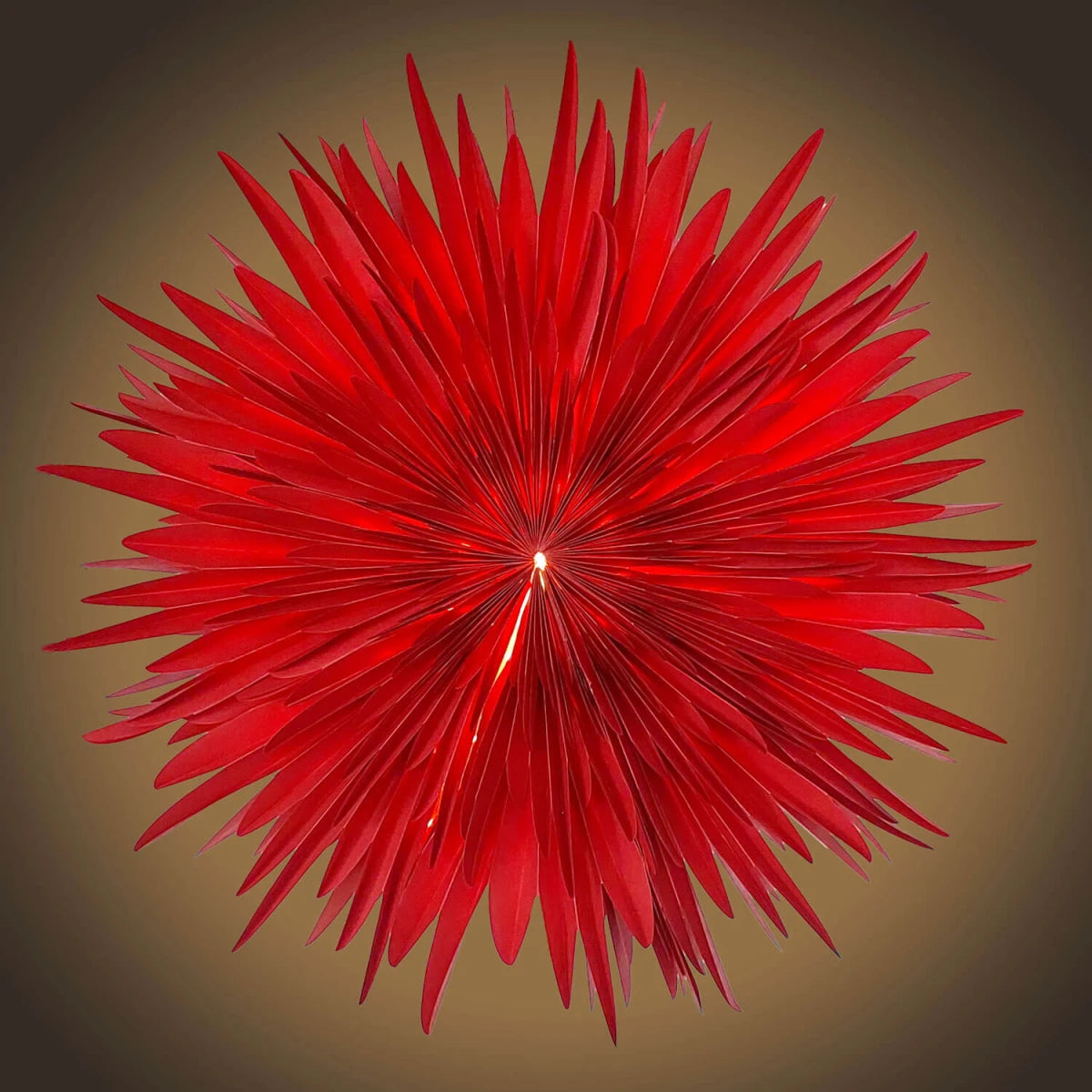 Dalía - rauð, 60 cm