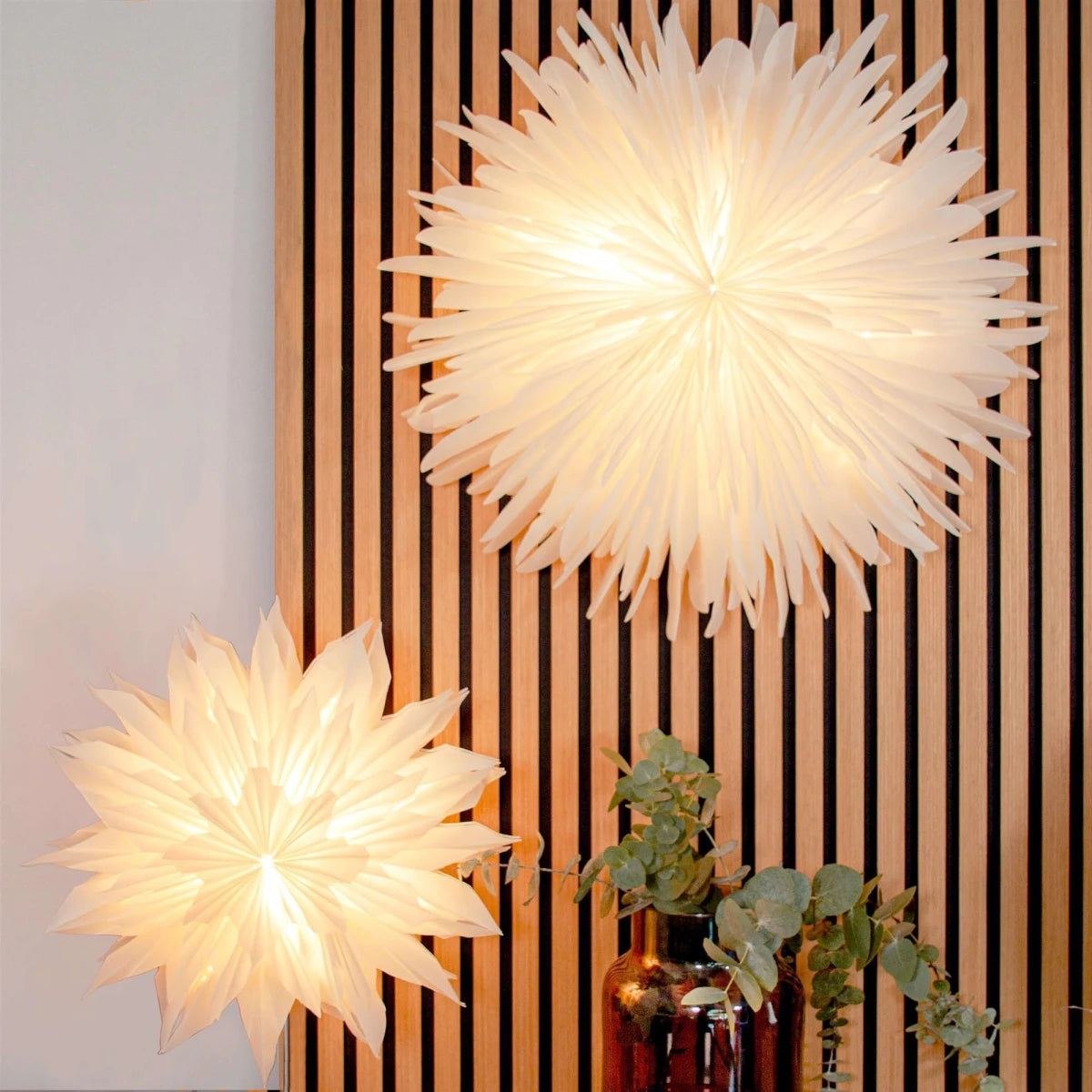 Dalía - hvít, 60 cm